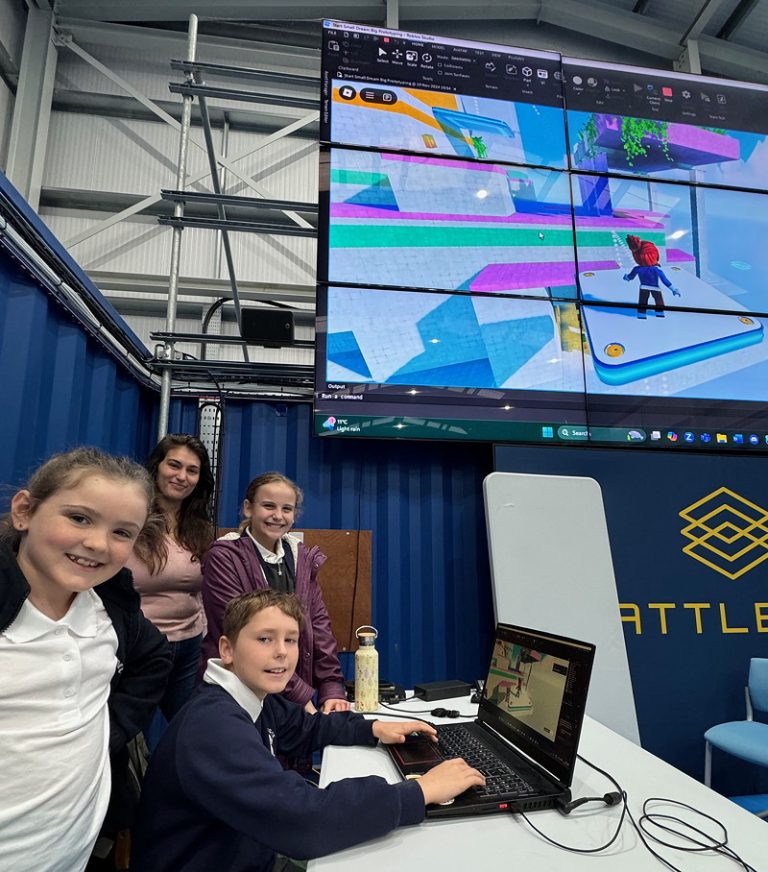 Local schools learning skills for STEM at the BattleLab